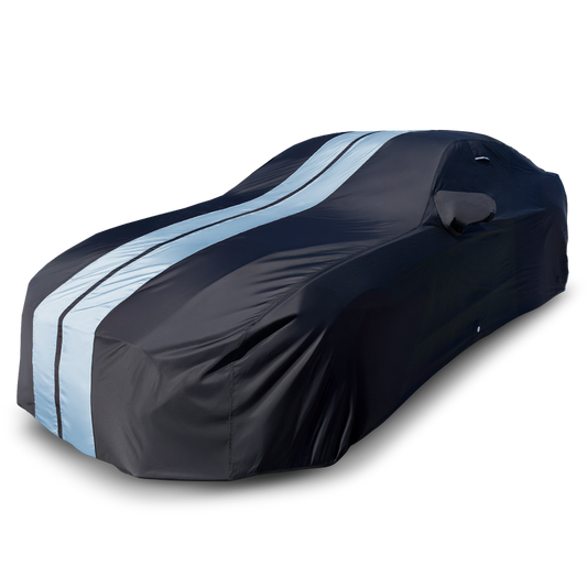 1937-1946 Ford Convertible Coupe TitanGuard Car Cover-Black and Gray