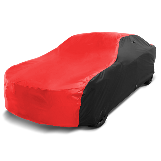 1938-1951 Ford Deluxe TitanGuard Car Cover-2-Tone-Black and Red