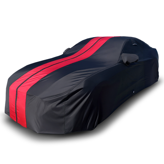 1937-1946 Ford Convertible Coupe TitanGuard Car Cover-Black and Red