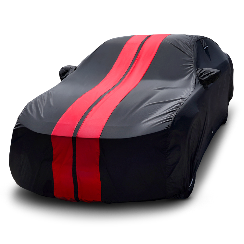 1983-1988 Pontiac Sunbird Wagon TitanGuard Car Cover-Black and Red