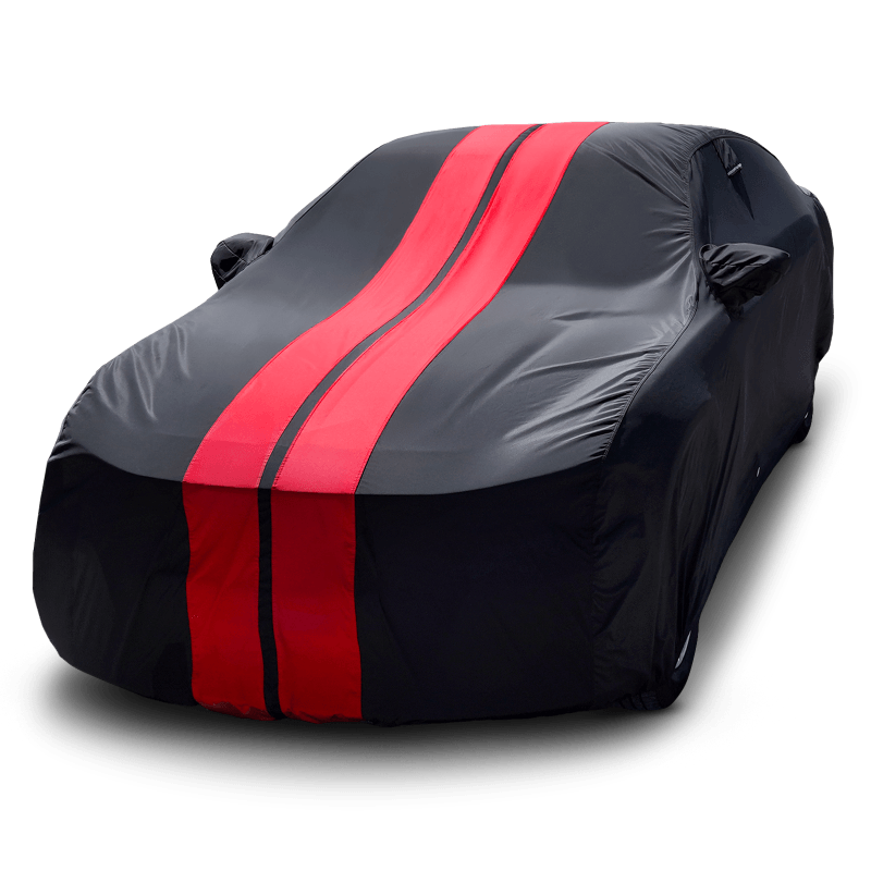 Oldsmobile Cutlass Ciera Black Red TitanGuard Car Cover