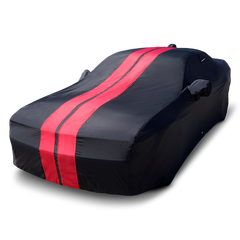 1989-1993 Cadillac Coupe DeVille TitanGuard Car Cover-Black and Red