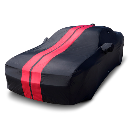 2020-2024 BMW M8 Gran Coupe TitanGuard Car Cover-Black and Red