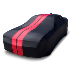 1949-1952 Ford Club Coupe TitanGuard Car Cover-Black and Red