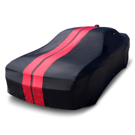 1938-1951 Ford Deluxe TitanGuard Car Cover-Black and Red
