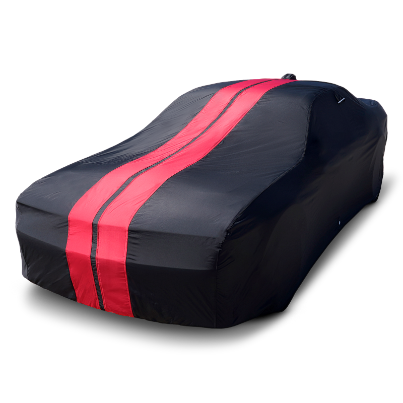 1936-1943 Ford Business Coupe TitanGuard Car Cover-Black and Red