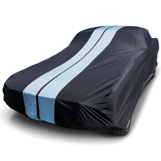 1974-1978 Mazda RX-4 Sedan TitanGuard Car Cover-Black and Gray