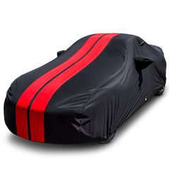 1981-1987 Audi Coupe TitanGuard Car Cover-Black and Red