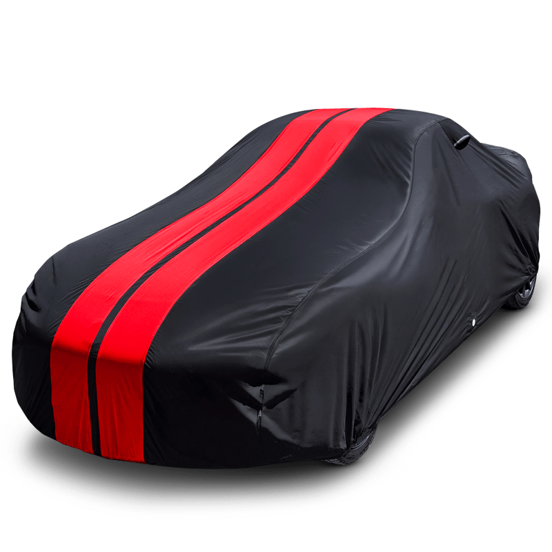 Willys Deluxe 1940-1942 Black Red TitanGuard Car Cover