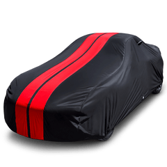 Willys Deluxe 1940-1942 Black Red TitanGuard Car Cover