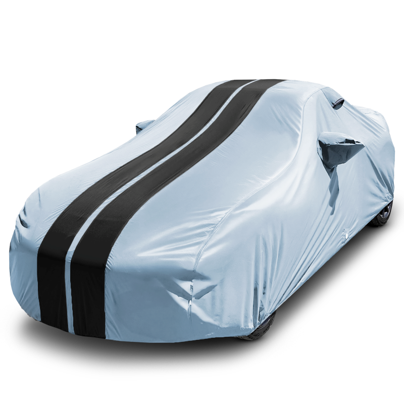 1991-1996 Ford Escort 2-Door TitanGuard Car Cover-Gray and Black