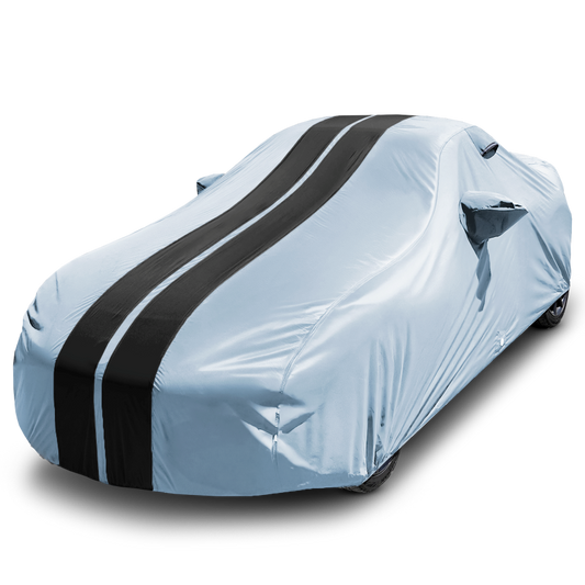 1991-1996 Ford Escort 2-Door TitanGuard Car Cover-Gray and Black