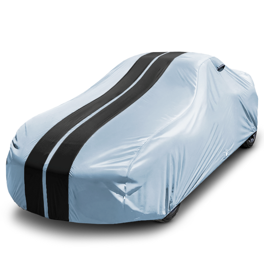 1989-1994 Suzuki Swift 3-Door Hatchback TitanGuard Car Cover-Gray and Black