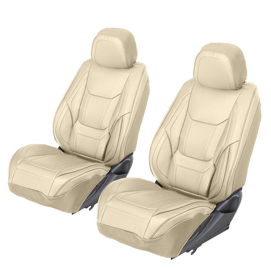 1967-1969 Ford Thunderbird 2-Door Premium Comfort Leather Front Seat Covers Beige