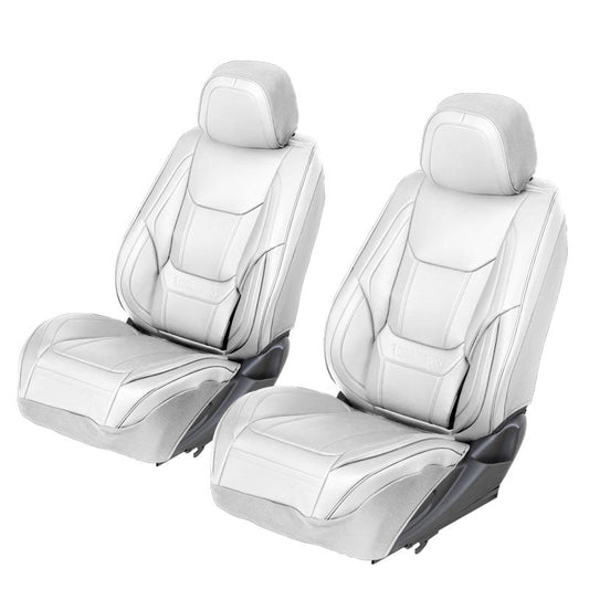 2011-2019 Jaguar XJ XJL Supercharged Premium Comfort Leather Front Seat Covers Gray