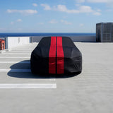 1950-1958 Fiat 1400 TitanGuard Car Cover-Black and Red