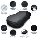 1936-1943 Ford Business Coupe GoldGuard Car Cover-Black