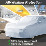 1937-1946 Ford Convertible Coupe GoldGuard Car Cover-Gray