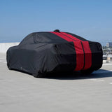 1936-1943 Ford Business Coupe TitanGuard Car Cover-Black and Red