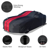 1933-1942 Ford Sedan Delivery TitanGuard Car Cover-Black and Red