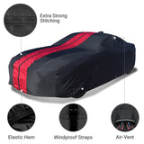 1921-1934 Ford Roadster TitanGuard Car Cover-Black and Red