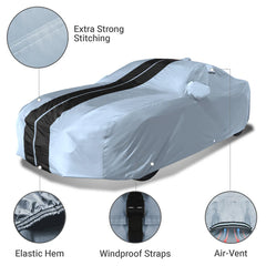 2008-2013 BMW M3 Coupe TitanGuard Car Cover-Gray and Black