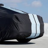 Cubierta para auto Dodge Challenger TitanGuard 2008-2023, negra y gris