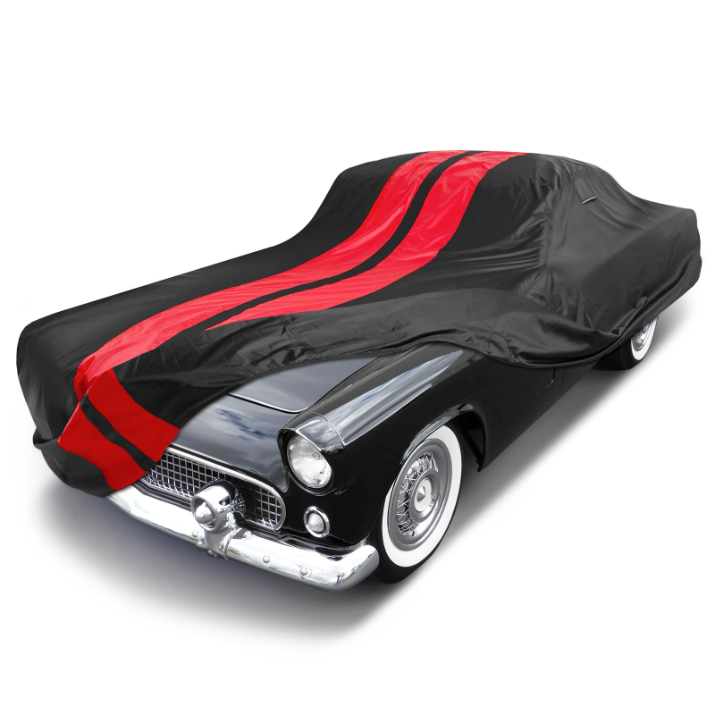 1956-1957 Ford Thunderbird TitanGuard Car Cover-Black and Red