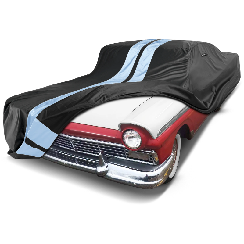 1957-1959 Ford Skyliner w/o Continental Kit TitanGuard Car Cover-Black and Gray