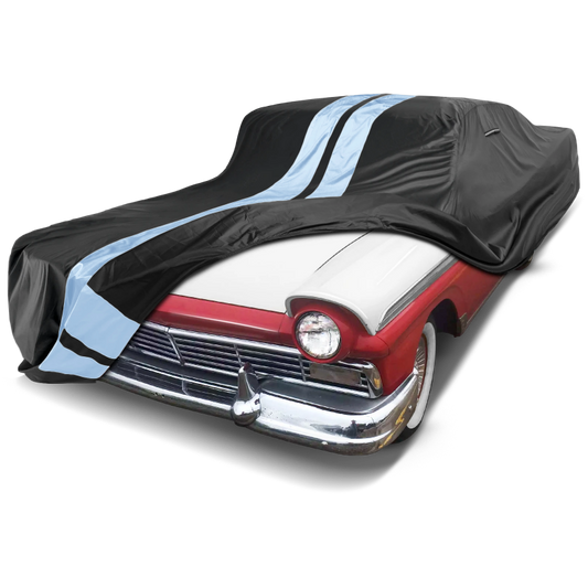 1957-1959 Ford Skyliner w/o Continental Kit TitanGuard Car Cover-Black and Gray