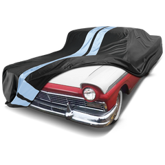 1957-1959 Ford Skyliner w/o Continental Kit TitanGuard Car Cover-Black and Gray