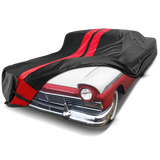 1957-1959 Ford Skyliner sin kit Continental TitanGuard cubierta para auto, negro y rojo