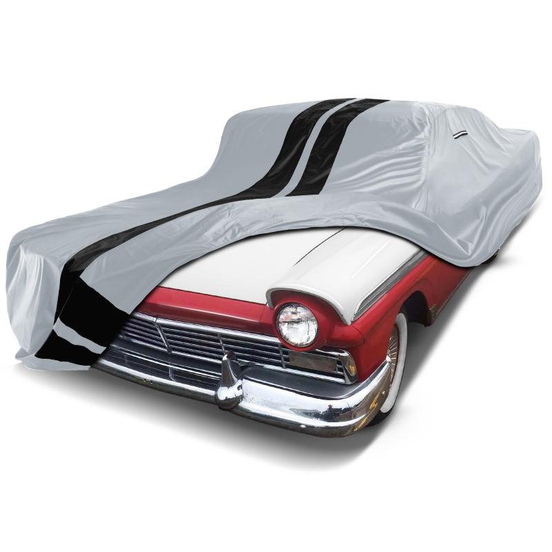 1957-1959 Ford Skyliner w/o Continental Kit TitanGuard Car Cover-Gray and Black