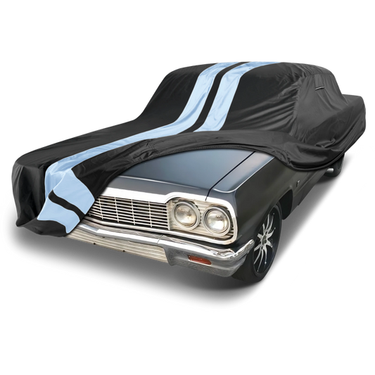 1958-1971 Chevrolet Bel Air 4-Door TitanGuard Car Cover-Black and Gray