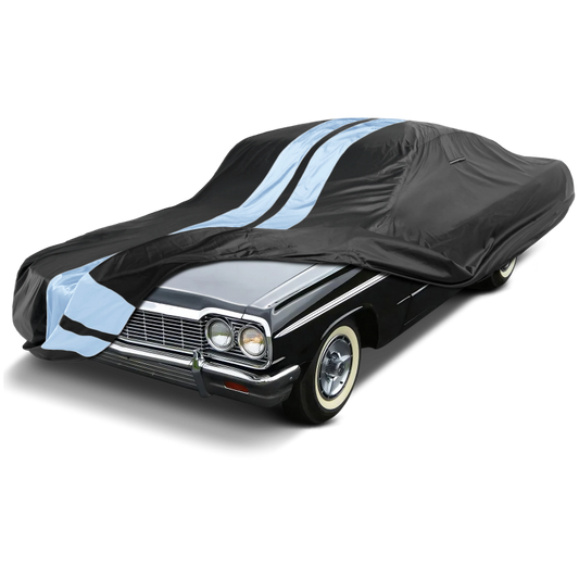 1958-1971 Chevrolet Impala 2-Door TitanGuard Car Cover-Black and Gray