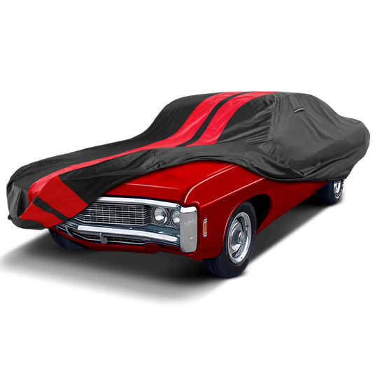 1959-1970 Chevrolet Bel Air Wagon TitanGuard Car Cover-Black and Red