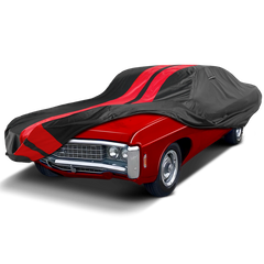 1959-1970 Chevrolet Bel Air Wagon TitanGuard Car Cover-Black and Red