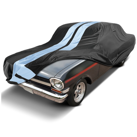 1962-1967 Chevrolet Nova 2-Door TitanGuard Car Cover-Black and Gray