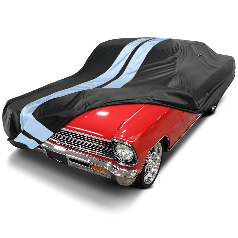 1962-1967 Chevrolet Nova 4-Door TitanGuard Car Cover-Black and Gray