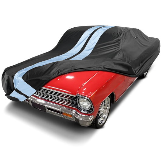 1962-1967 Chevrolet Nova Wagon TitanGuard Car Cover-Black and Gray