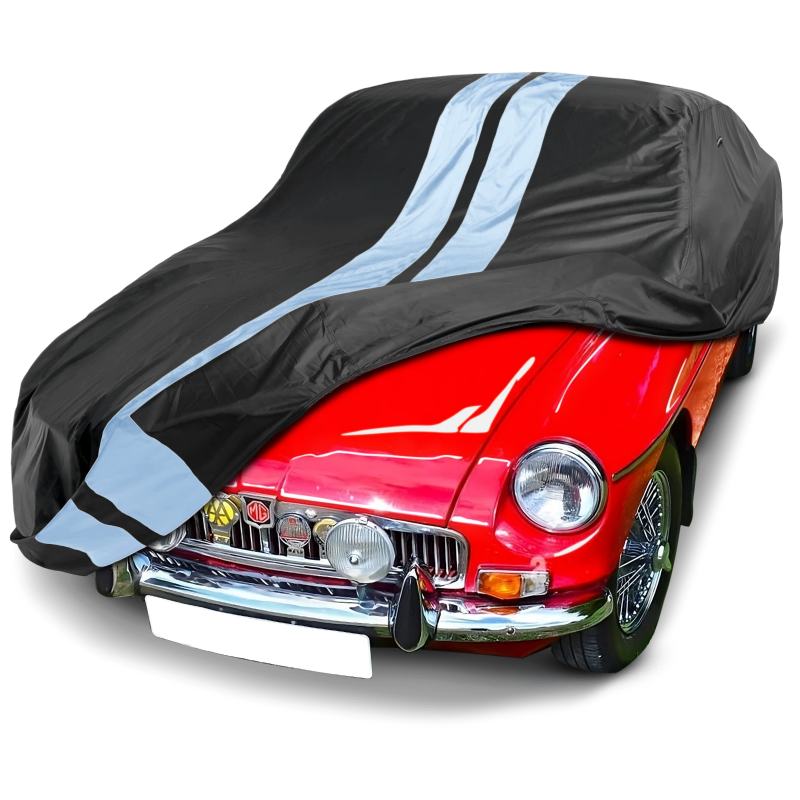 1962-1981 MG MGB TitanGuard Car Cover-Black and Gray