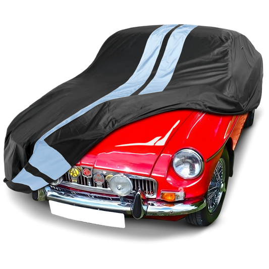 1962-1981 MG MGB TitanGuard Car Cover-Black and Gray