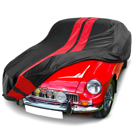 1962-1981 MG MGB TitanGuard Car Cover-Black and Red