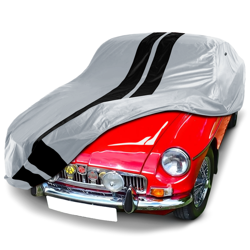 1962-1981 MG MGB TitanGuard Car Cover-Gray and Black