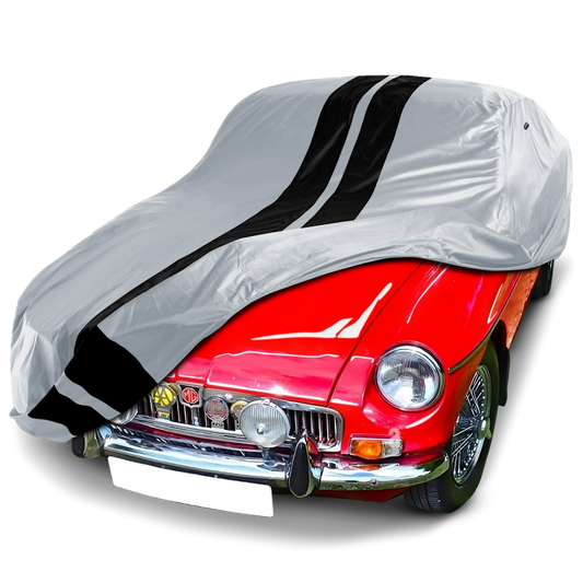 1962-1981 MG MGB TitanGuard Car Cover-Gray and Black