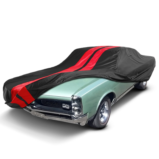 1964-1967 Pontiac GTO TitanGuard Car Cover-Black and Red