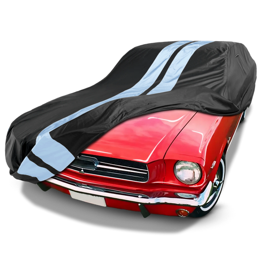 1964-1968 Ford Mustang TitanGuard Car Cover-Black and Gray