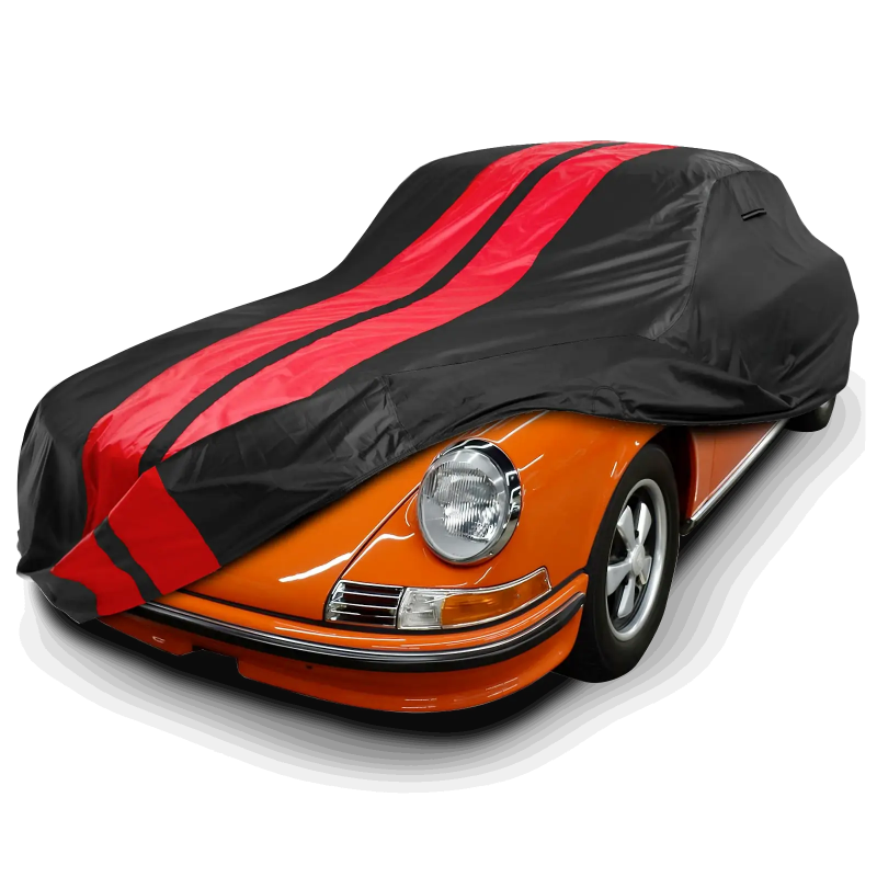 1964-1998 Porsche 911 TitanGuard Car Cover-Black and Red