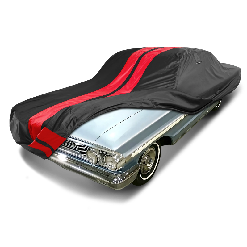 1965-1972 Ford Galaxie TitanGuard Car Cover-Black and Red