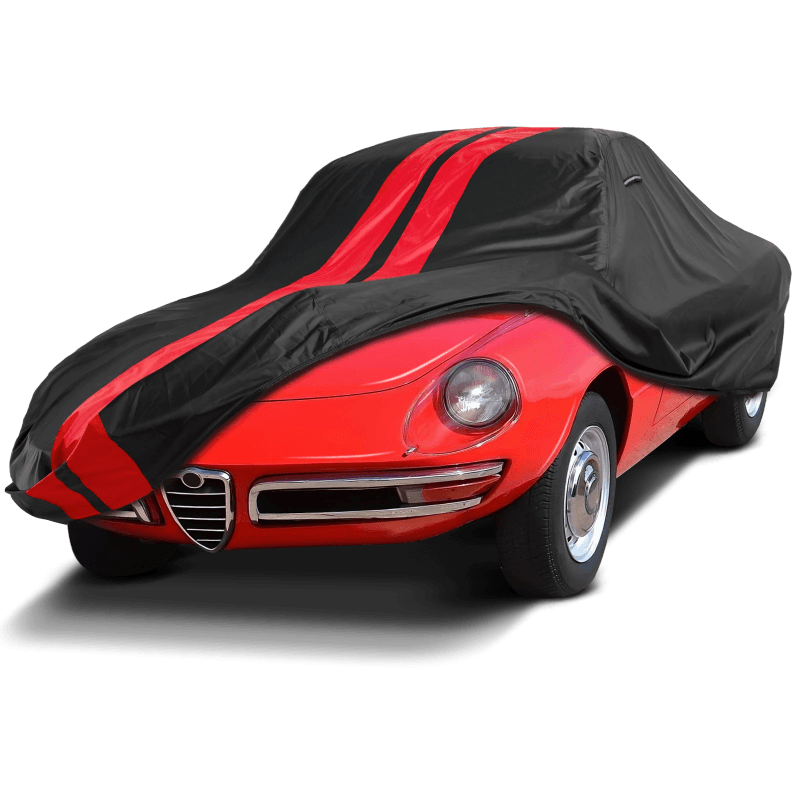 Alfa Romeo Spider Black Red TitanGuard Car Cover